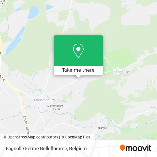 Fagnolle Ferme Belleflamme map