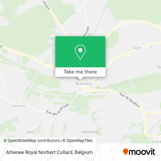 Athenee Royal Norbert Collard plan