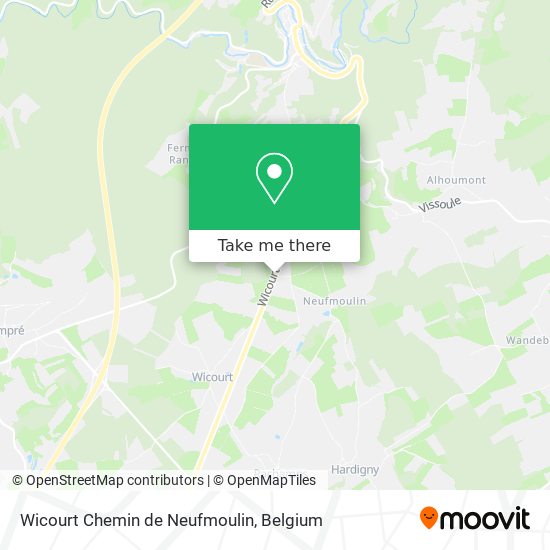 Wicourt Chemin de Neufmoulin map