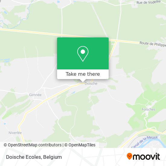 Doische Ecoles map