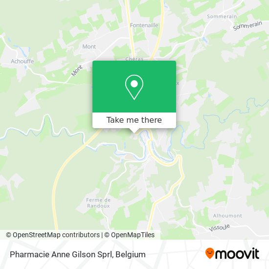 Pharmacie Anne Gilson Sprl plan