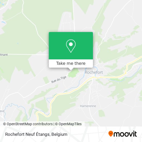 Rochefort Neuf Étangs map