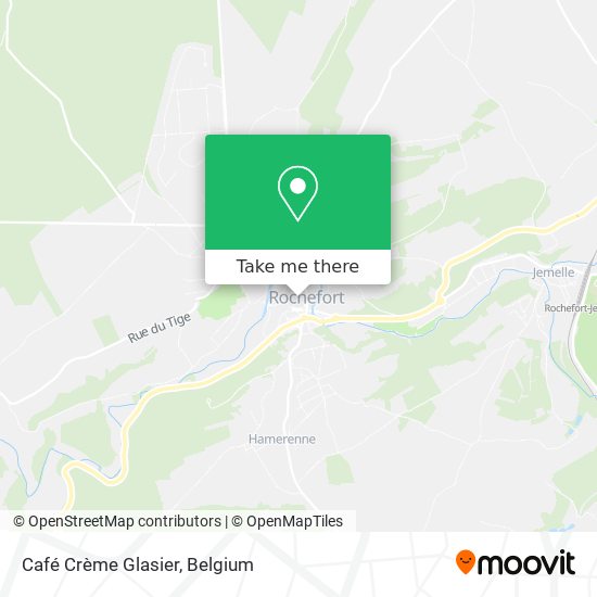 Café Crème Glasier map