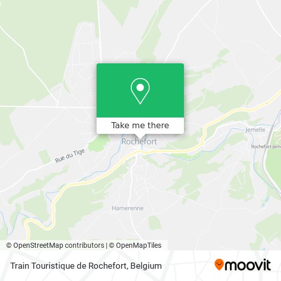 Train Touristique de Rochefort map