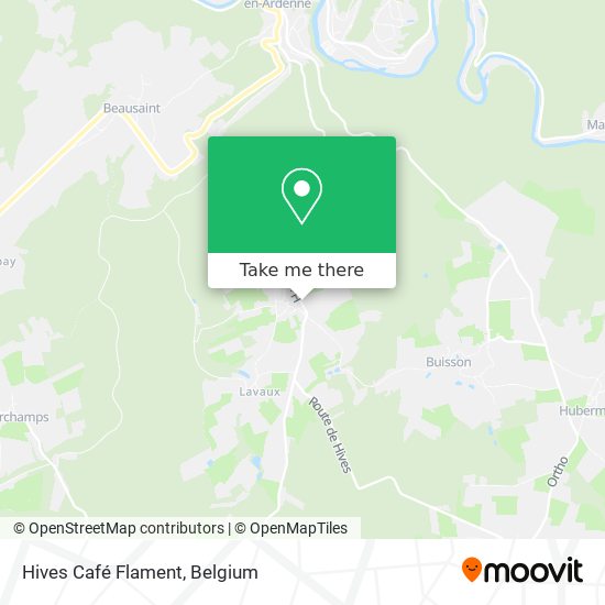 Hives Café Flament map