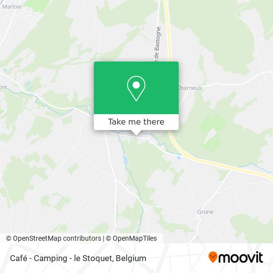 Café - Camping - le Stoquet map