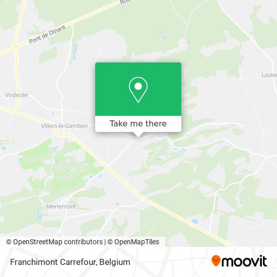 Franchimont Carrefour map