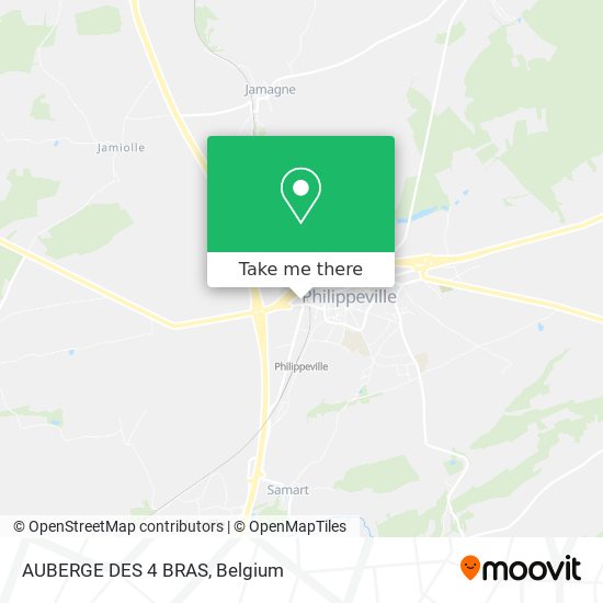 AUBERGE DES 4 BRAS map