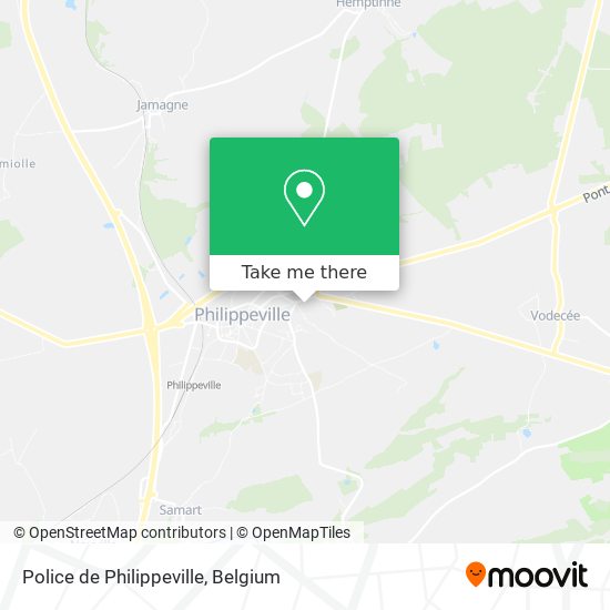 Police de Philippeville map