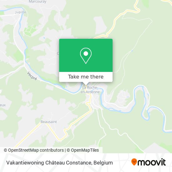 Vakantiewoning Château Constance map