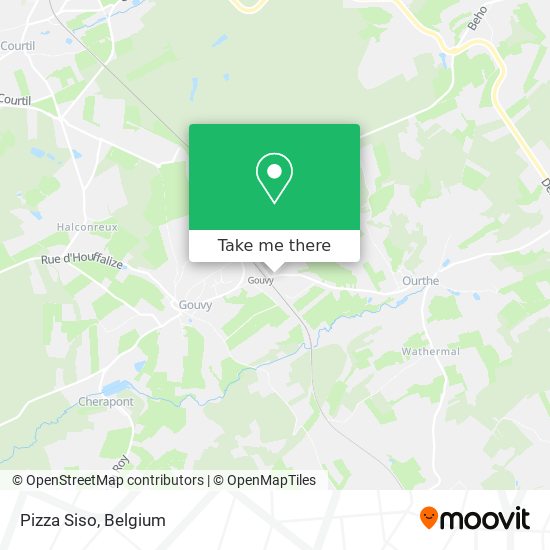 Pizza Siso map