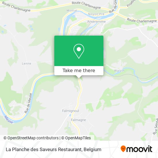 La Planche des Saveurs Restaurant plan