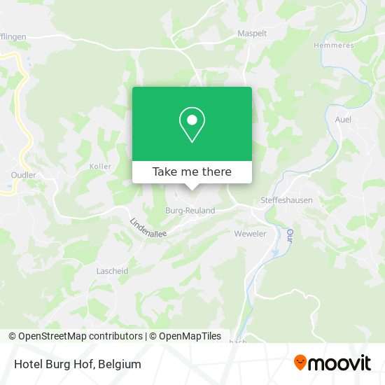 Hotel Burg Hof map