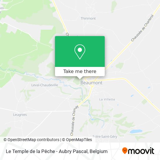 Le Temple de la Pêche - Aubry Pascal map