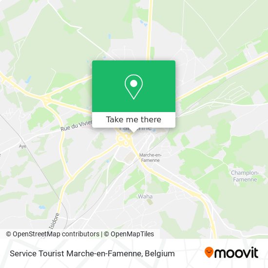 Service Tourist Marche-en-Famenne map