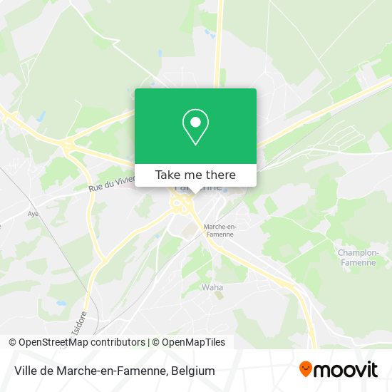 Ville de Marche-en-Famenne map