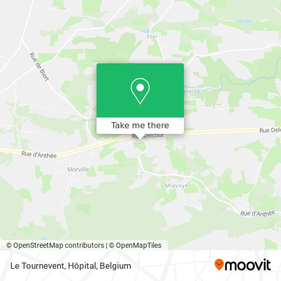 Le Tournevent, Hôpital map