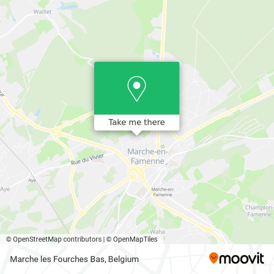 Marche les Fourches Bas map