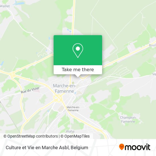 Culture et Vie en Marche Asbl map