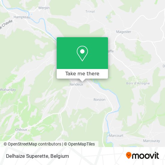 Delhaize Superette map