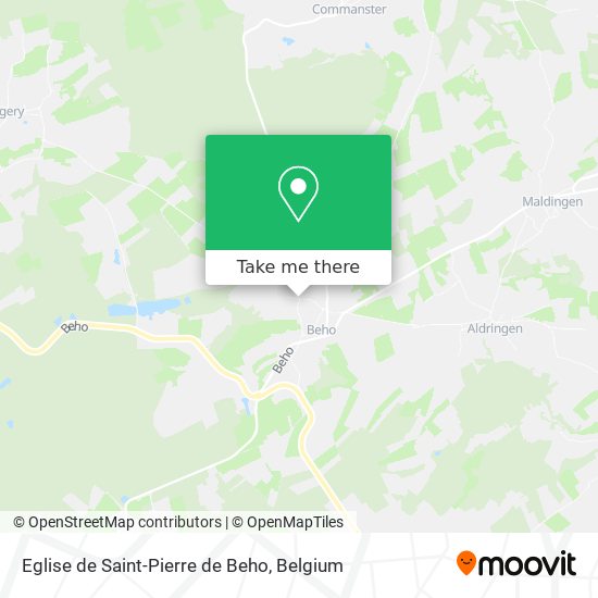Eglise de Saint-Pierre de Beho map