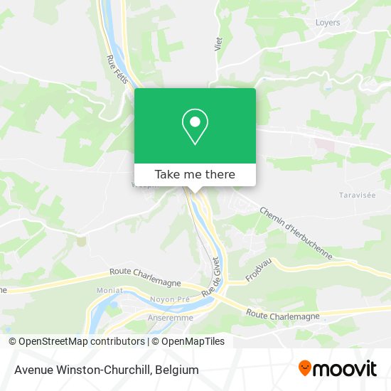 Avenue Winston-Churchill plan