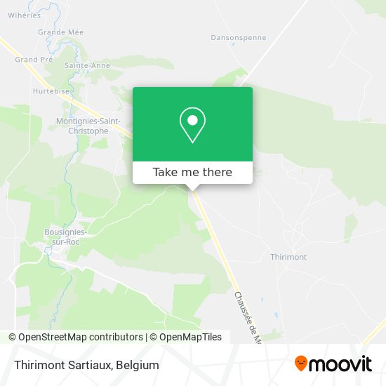 Thirimont Sartiaux map