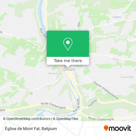Église de Mont Fat map