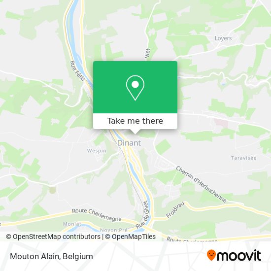 Mouton Alain map