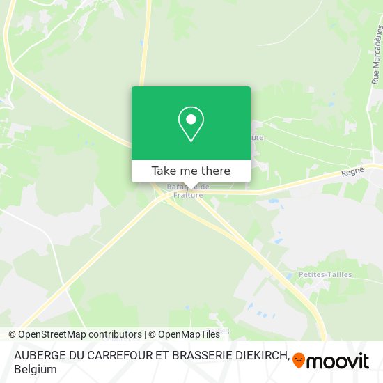 AUBERGE DU CARREFOUR ET BRASSERIE DIEKIRCH map