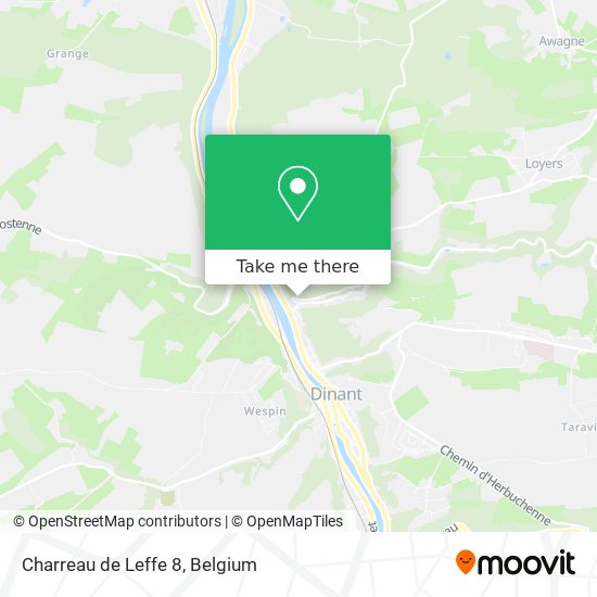 Charreau de Leffe 8 map