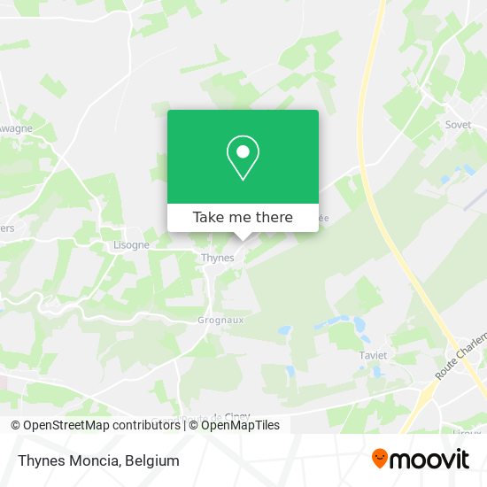 Thynes Moncia map