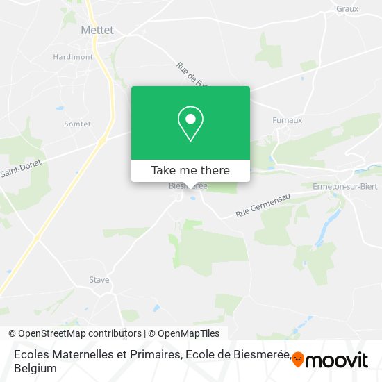 Ecoles Maternelles et Primaires, Ecole de Biesmerée plan