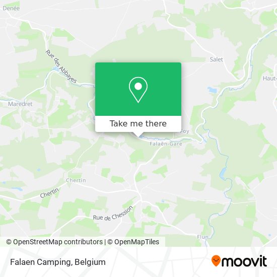 Falaen Camping map