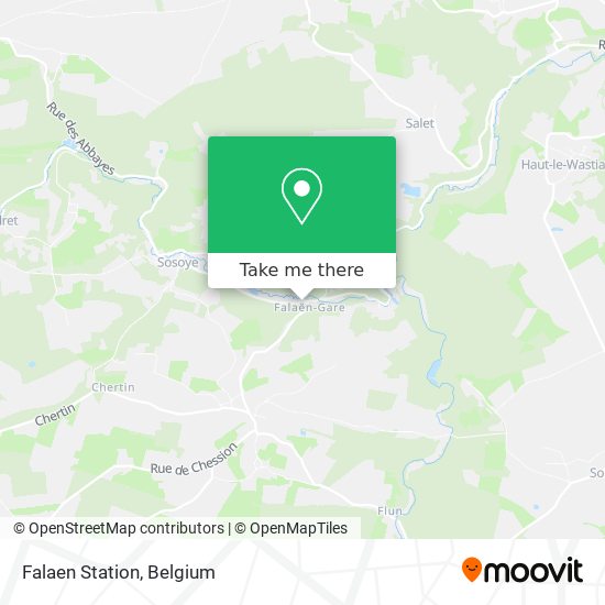 Falaen Station map