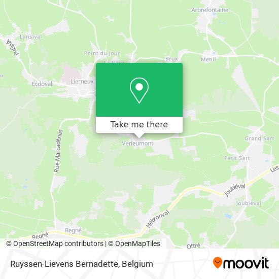 Ruyssen-Lievens Bernadette map