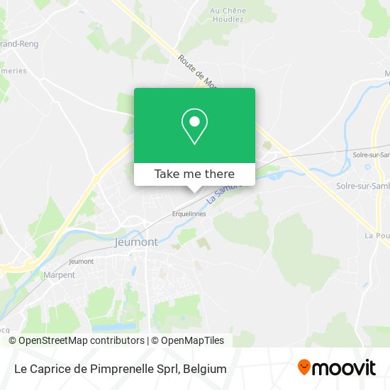 Le Caprice de Pimprenelle Sprl plan