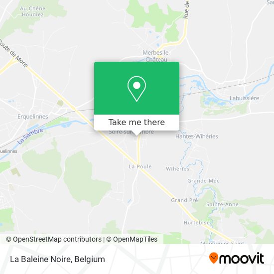 La Baleine Noire map