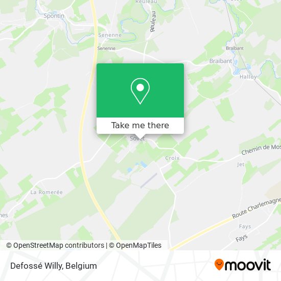 Defossé Willy map