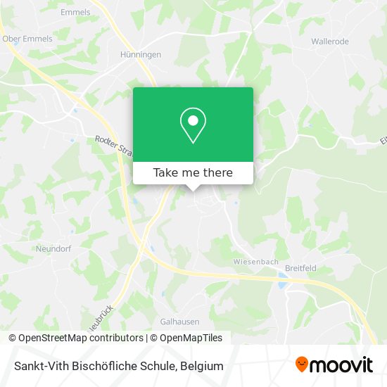 Sankt-Vith Bischöfliche Schule map