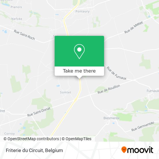 Friterie du Circuit plan