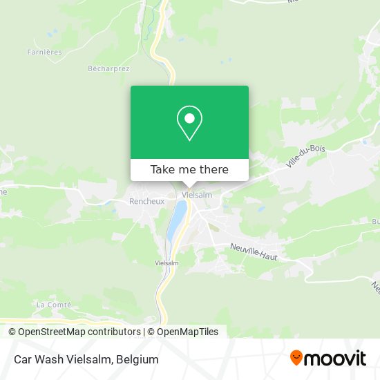 Car Wash Vielsalm plan