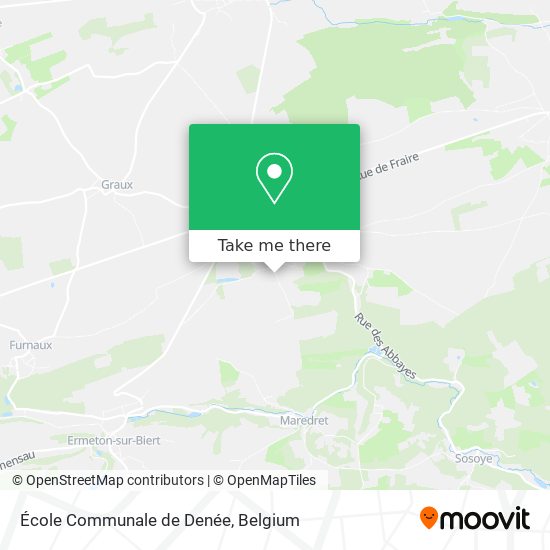 École Communale de Denée map