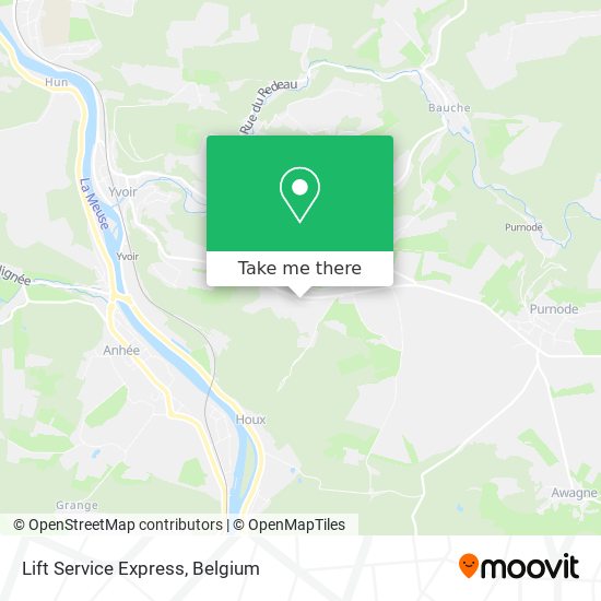 Lift Service Express map