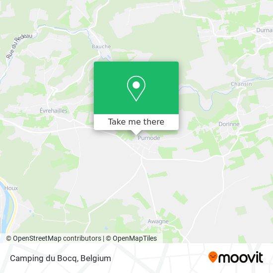 Camping du Bocq map