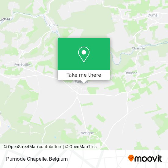 Purnode Chapelle map