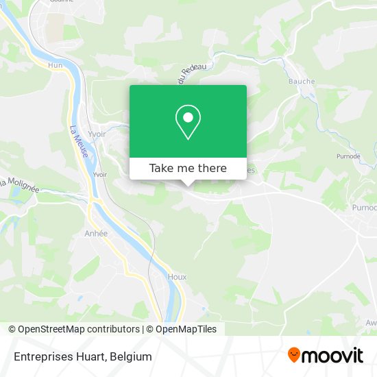 Entreprises Huart map