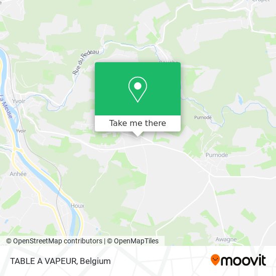 TABLE A VAPEUR map