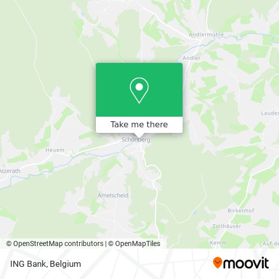 ING Bank map