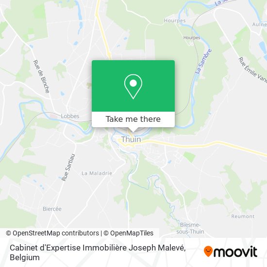Cabinet d'Expertise Immobilière Joseph Malevé plan